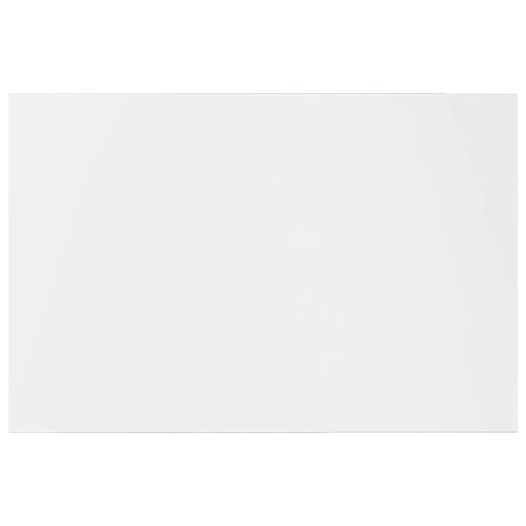 Bookshelf Boards 8 pcs High Gloss White 23.6"x15.7"x0.6" Engineered Wood