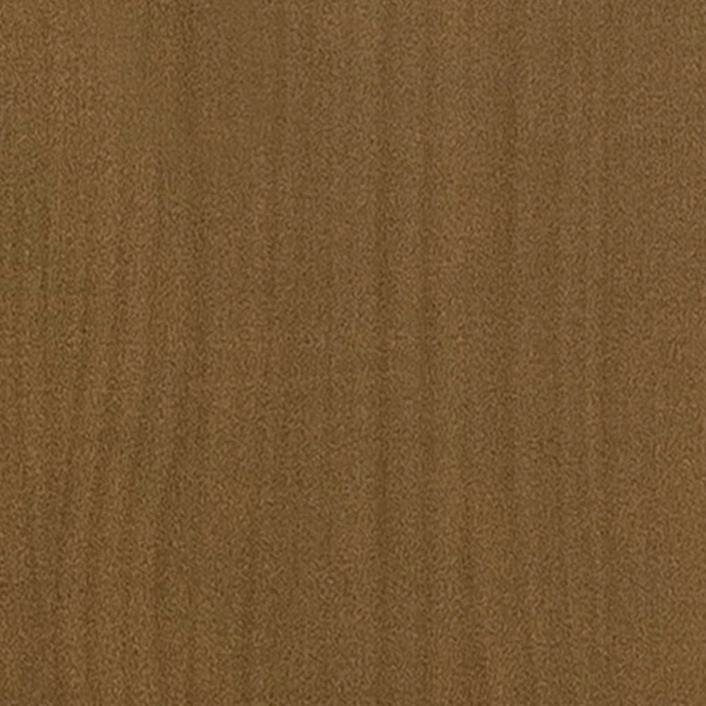 Garden Planter Honey Brown 19.7"x19.7"x27.6" Solid Wood Pine