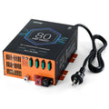 RV Converter, 80 Amp, 110V AC to 12V DC RV Power Converter Battery Charger with 4 Stage Smart Charging 13V to 16.5V Adjustable Operating Range, Compatible with Lithium Lead Acid Battery, ETL