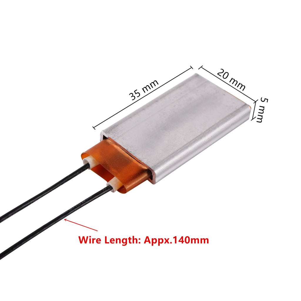 Color: Black - 220V/12V 80-220 Degrees Celsius PTC Heaters Heating Element Hair Dryer Accessories Curlers Heater Poultry Incubator 1 Pc