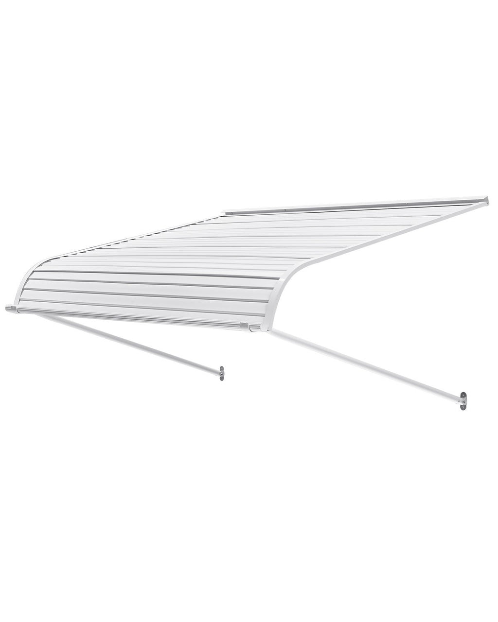 Aluminum Awning 48 x 42 in, Durable Window Awning Door Canopy, Lightweight and Stable Aluminum Exterior Awnings Rain Snow Sunlight Protection for Door Entrance Windows Patio Porch