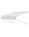 Aluminum Awning 48 x 42 in, Durable Window Awning Door Canopy, Lightweight and Stable Aluminum Exterior Awnings Rain Snow Sunlight Protection for Door Entrance Windows Patio Porch