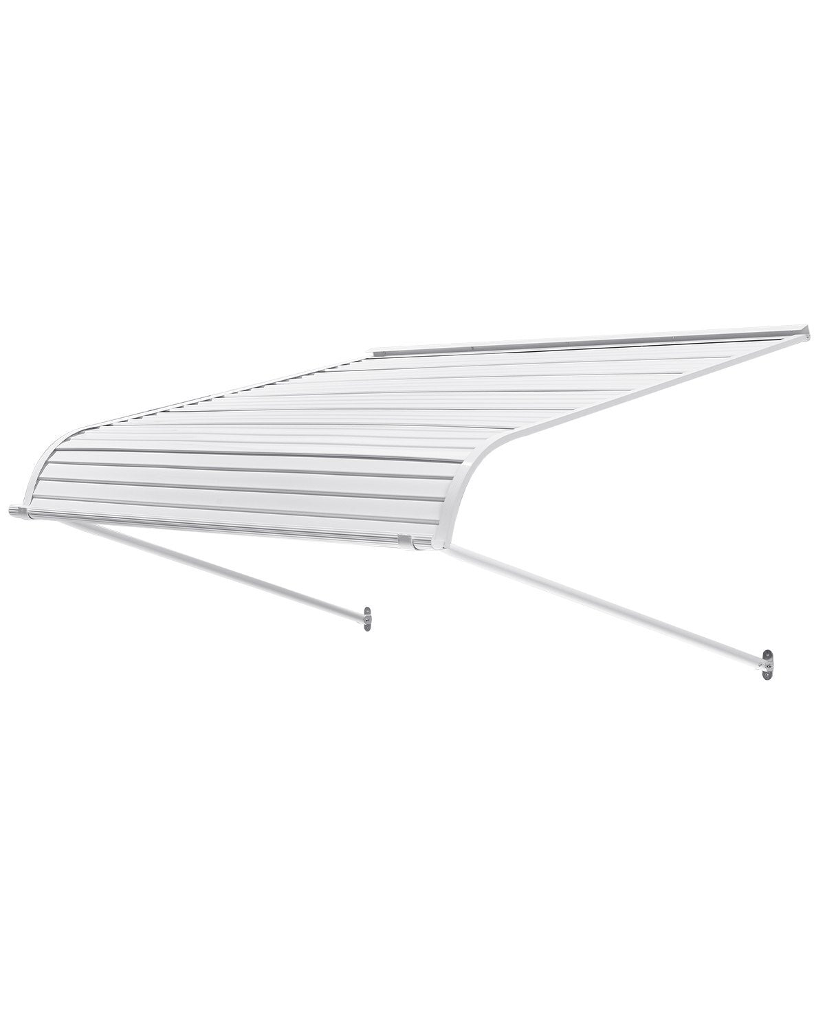 Aluminum Awning 48 x 42 in, Durable Window Awning Door Canopy, Lightweight and Stable Aluminum Exterior Awnings Rain Snow Sunlight Protection for Door Entrance Windows Patio Porch