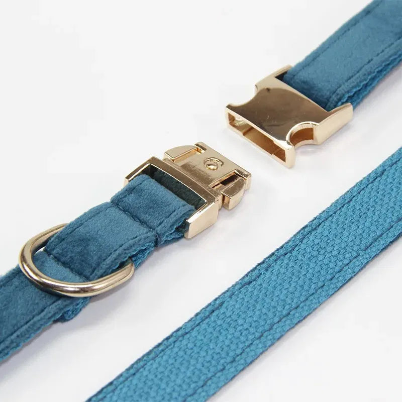 Color: GRAY, Size: L - Customized Deerskin Cat and Dog Collar, Adjustable Rope Set, Durable and Personalized, Free Engraved Pet Nameplate, ID Label, Al