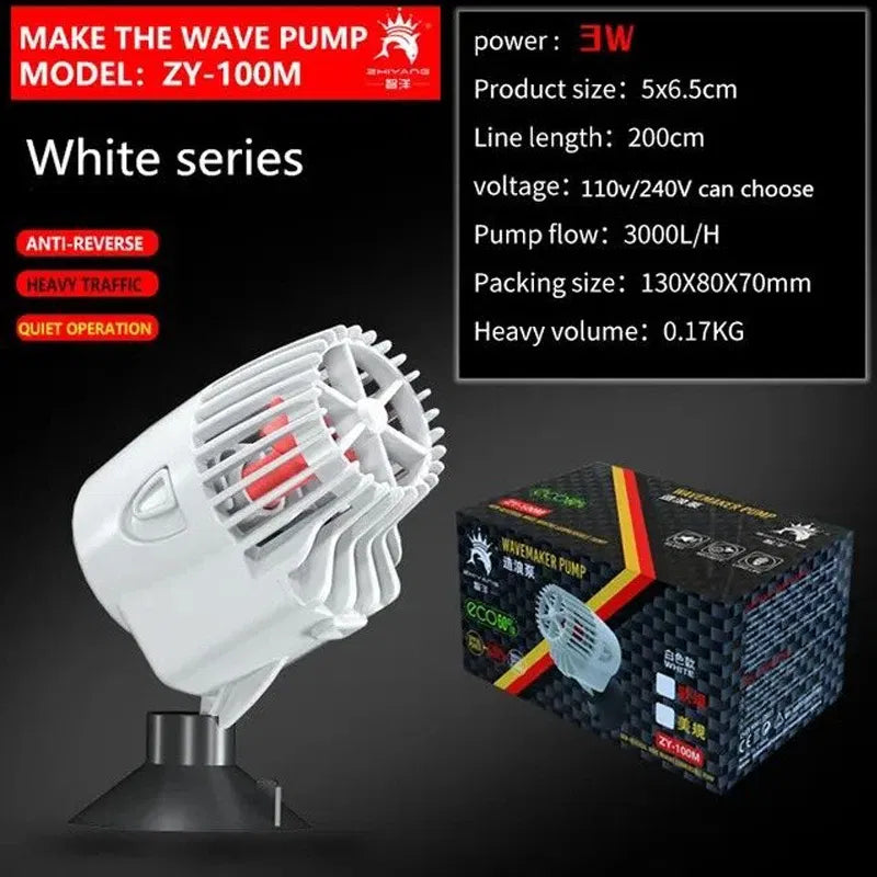 Color: Green, Power: 2W - Wavemaker Wave Maker Water Pump for Aquarium Fish Tank Submersible Aerobic Pump Water Circulation Pump Flow Surf Pump 220-240V