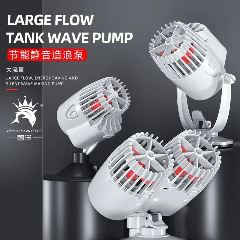 Color: WHITE, Power: 1W - Wavemaker Wave Maker Water Pump for Aquarium Fish Tank Submersible Aerobic Pump Water Circulation Pump Flow Surf Pump 220-240V