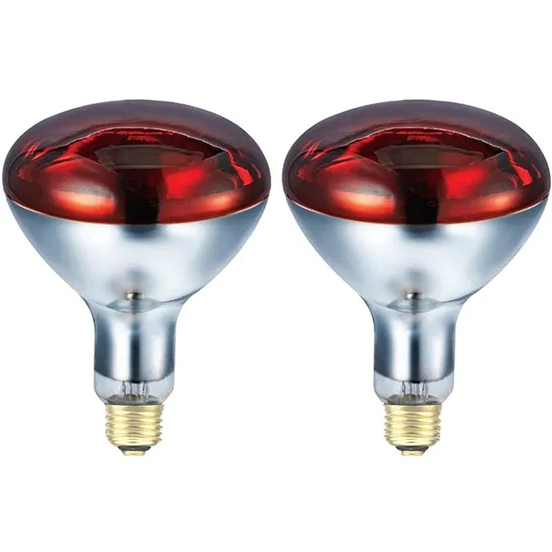 Color: Light Grey, Ships From: Russian Federation - BONGBADA Quartz glass waterproof and explosion-proof E26 E27 Red R40 Infrared Heat Lamp Farm lamp 100W 150W 200W 250W 275W