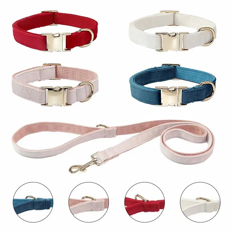 Color: WHITE, Size: S - Customized Deerskin Cat and Dog Collar, Adjustable Rope Set, Durable and Personalized, Free Engraved Pet Nameplate, ID Label, Al